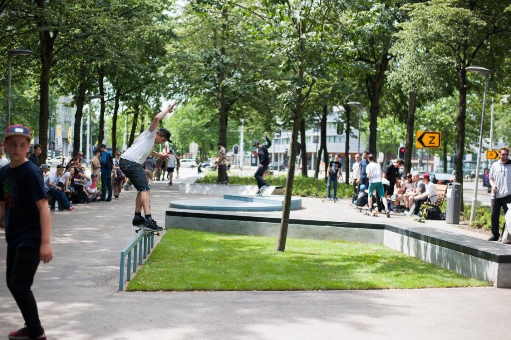 Westblaak Rotterdam skatepark LAGADO architects public space urban youth play opening7