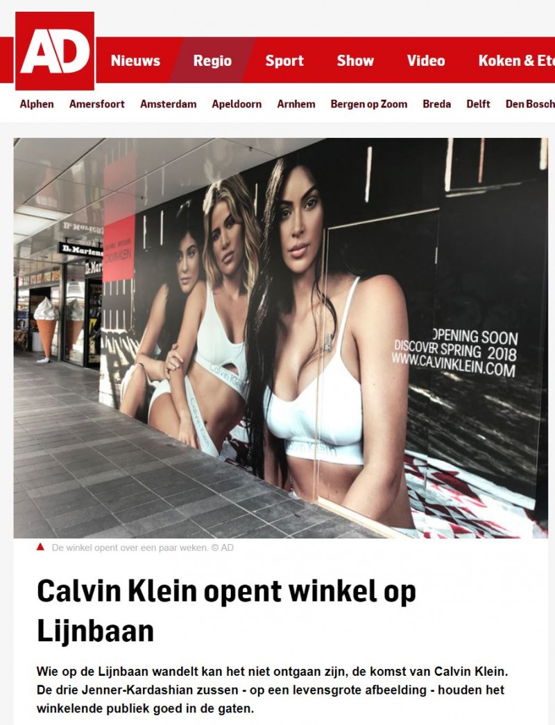 Calvin Klein shop under construction at Lijnbaan!