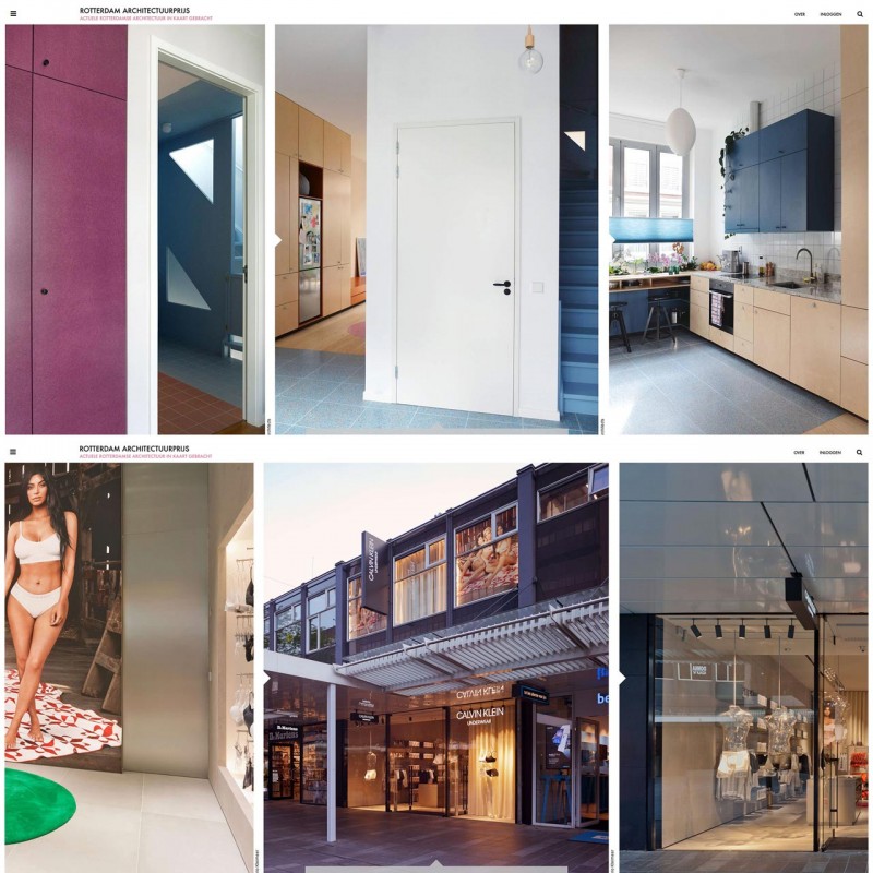 Calvin Klein Lijnbaan and Work Home – Play Home up for Rotterdam Architectuurprijs 2018